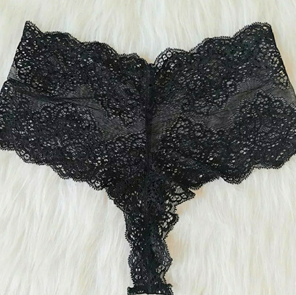 Lace Boyshort Hipster Panties - Picture 3 of 4